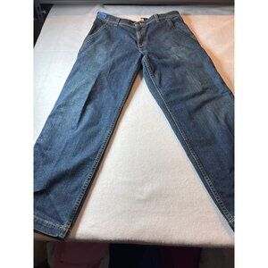 L.L.Bean Mens Denim Jeans Straight Fit Blue Cotton34x30